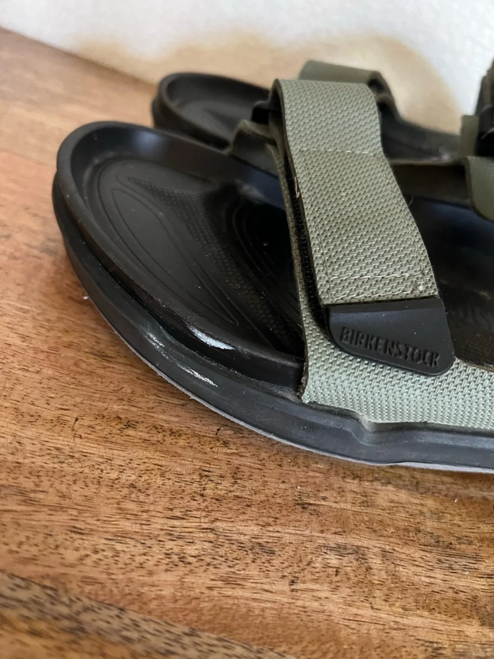 Birkenstock Atacama Birko-Flor Futura KhakiSize 45 US Men's 12–12.5 Wide Fit